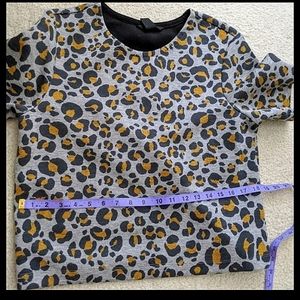 3/$50- H&M Leopard Print Top